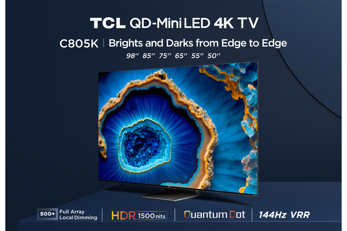 TCL C805K 65" 4K Ultra HDR Mini LED QLED Google TV | 65C805K