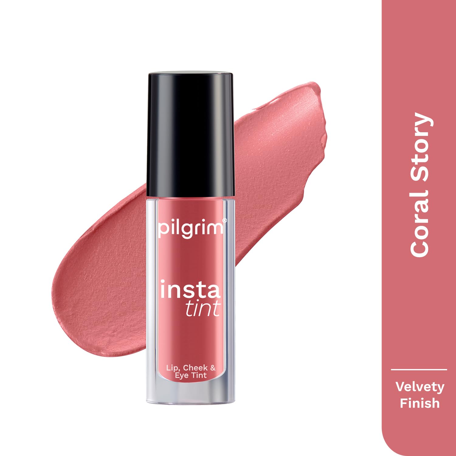 Pilgrim 3 In 1 Lip-Cheek And Eye Tint Cream 2.5gm