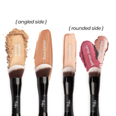 Ruby's Organics Dual Ended Blush-Foundation Brush