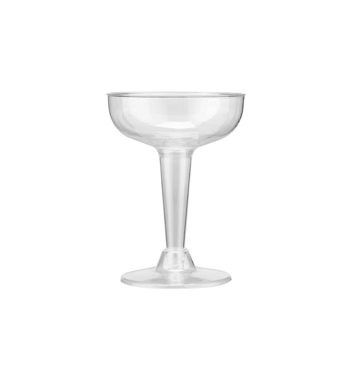 6 Pieces 4.5 Oz Champagne clear plastic glass