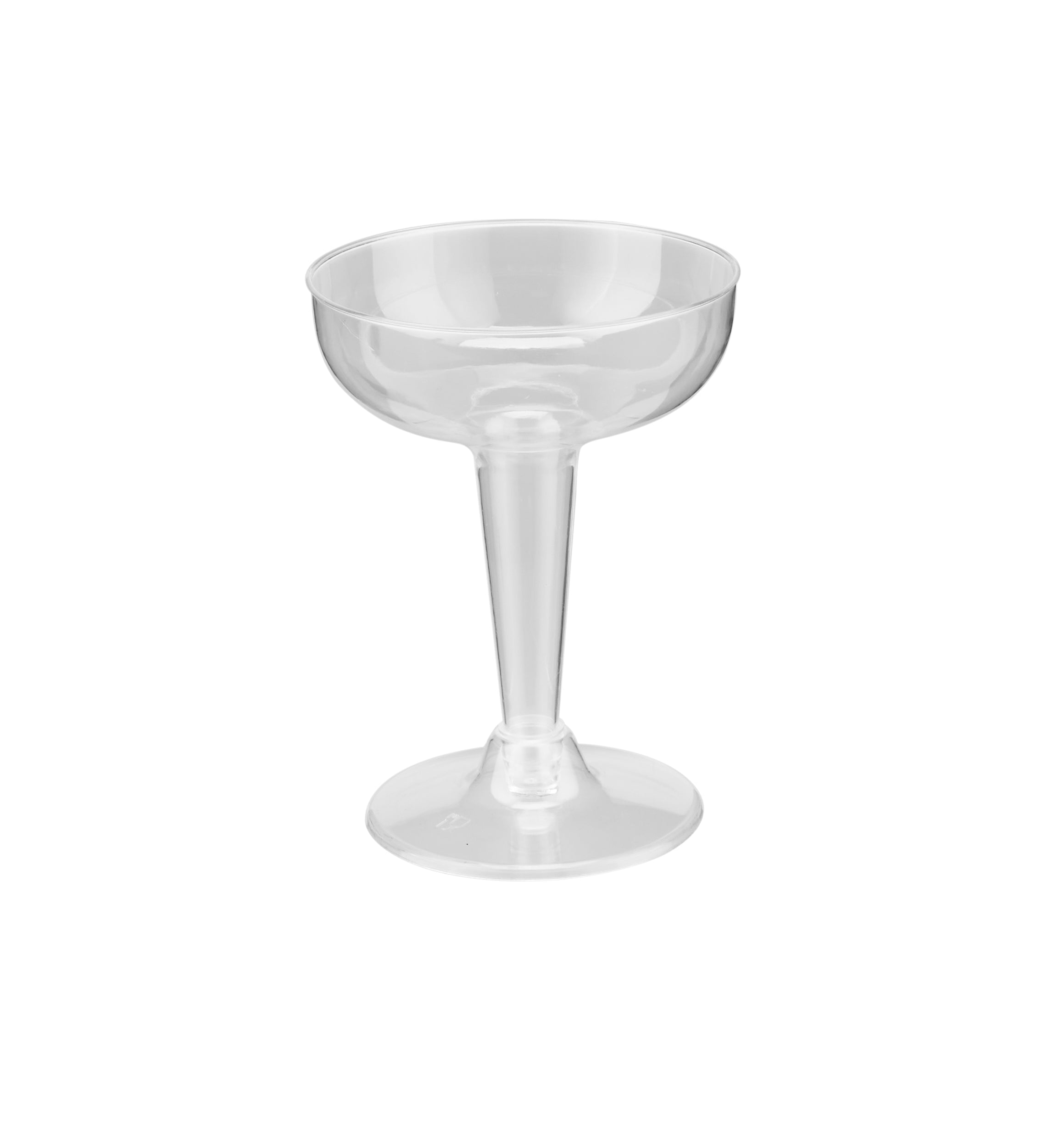 6 Pieces 4.5 Oz Champagne clear plastic glass