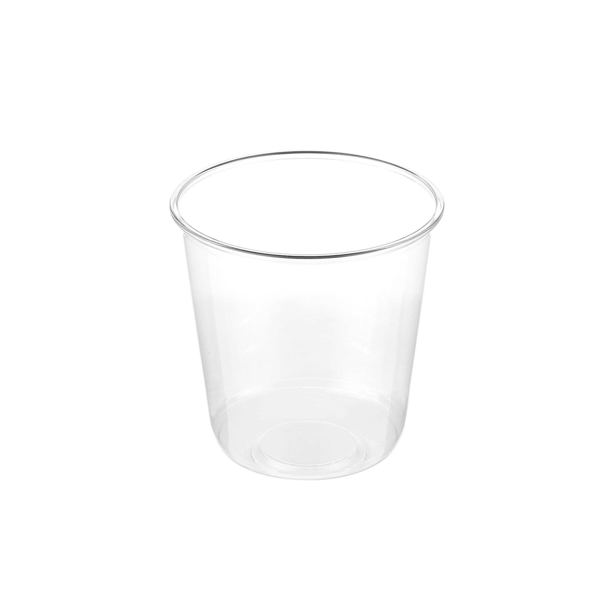 1000 Pieces U-Shape PET Clear Cup