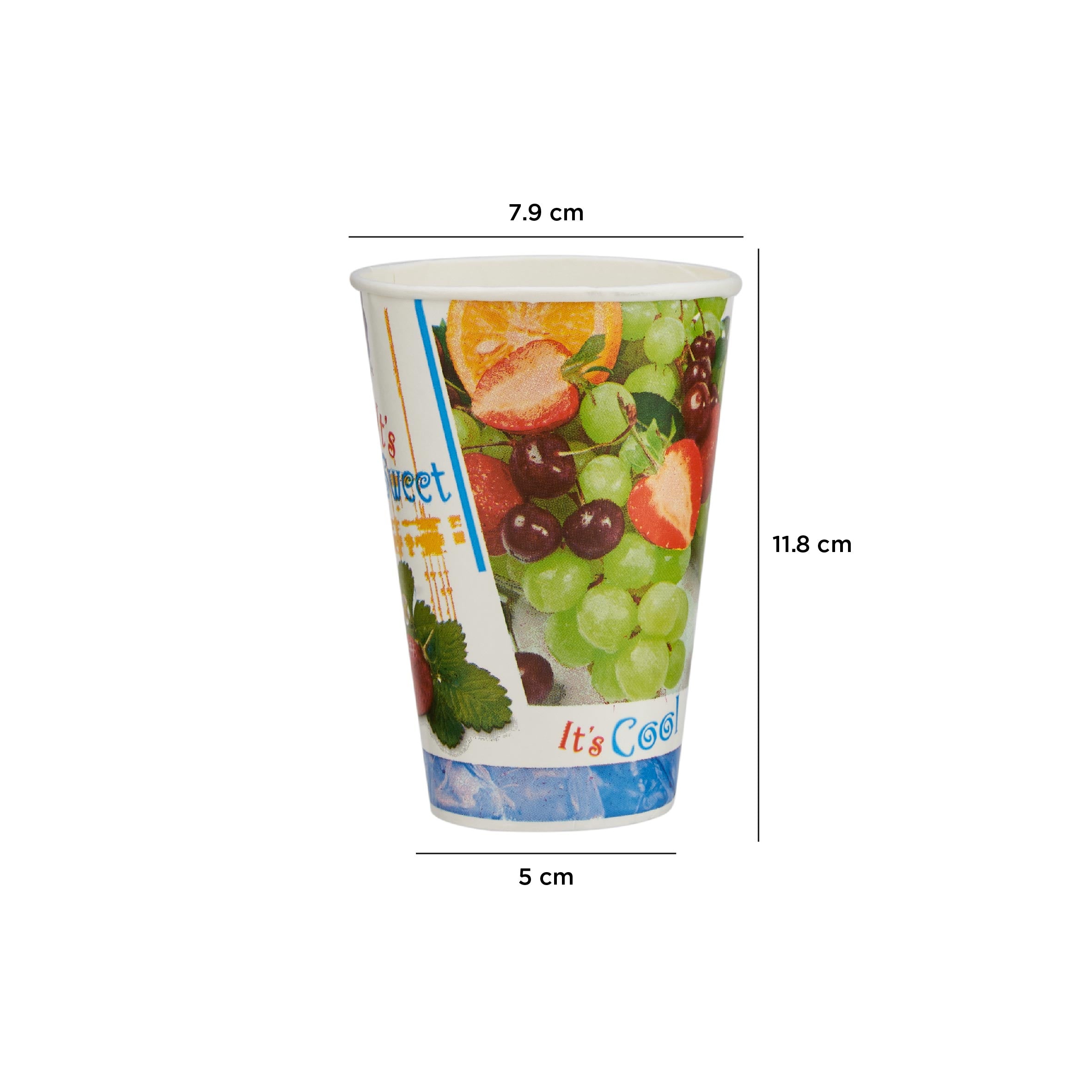 12 Oz Paper Juice Cup With Lid  25 Pieces